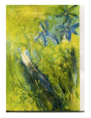 Dancing with Flowers. Nicola Elliott. Greetings Card