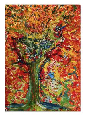Oh Tree of Joy. Nicola Elliott. Greetings Card
