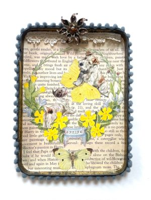 Book Butterfly Tin